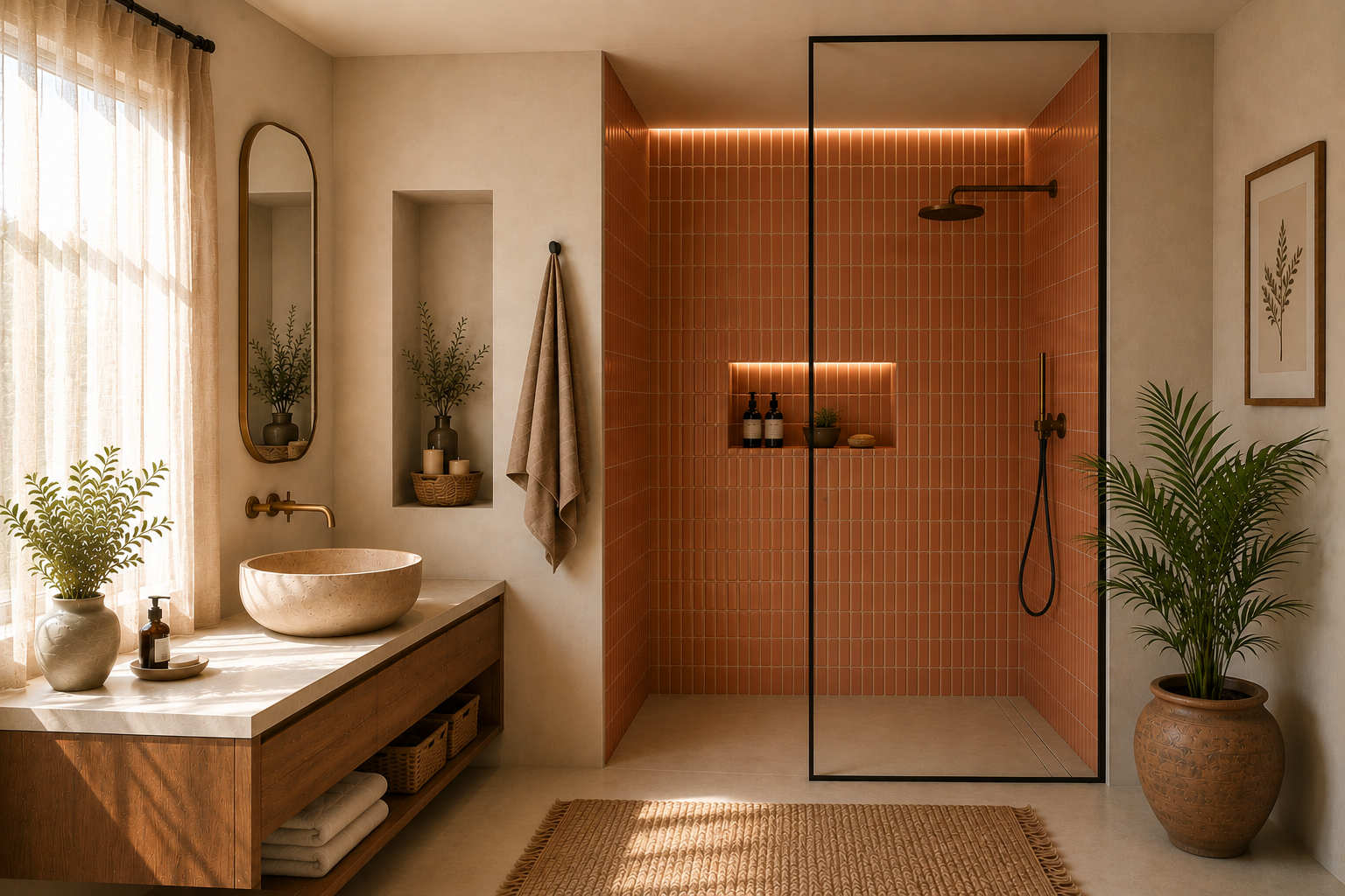 Galerie Paroi de douche fixe