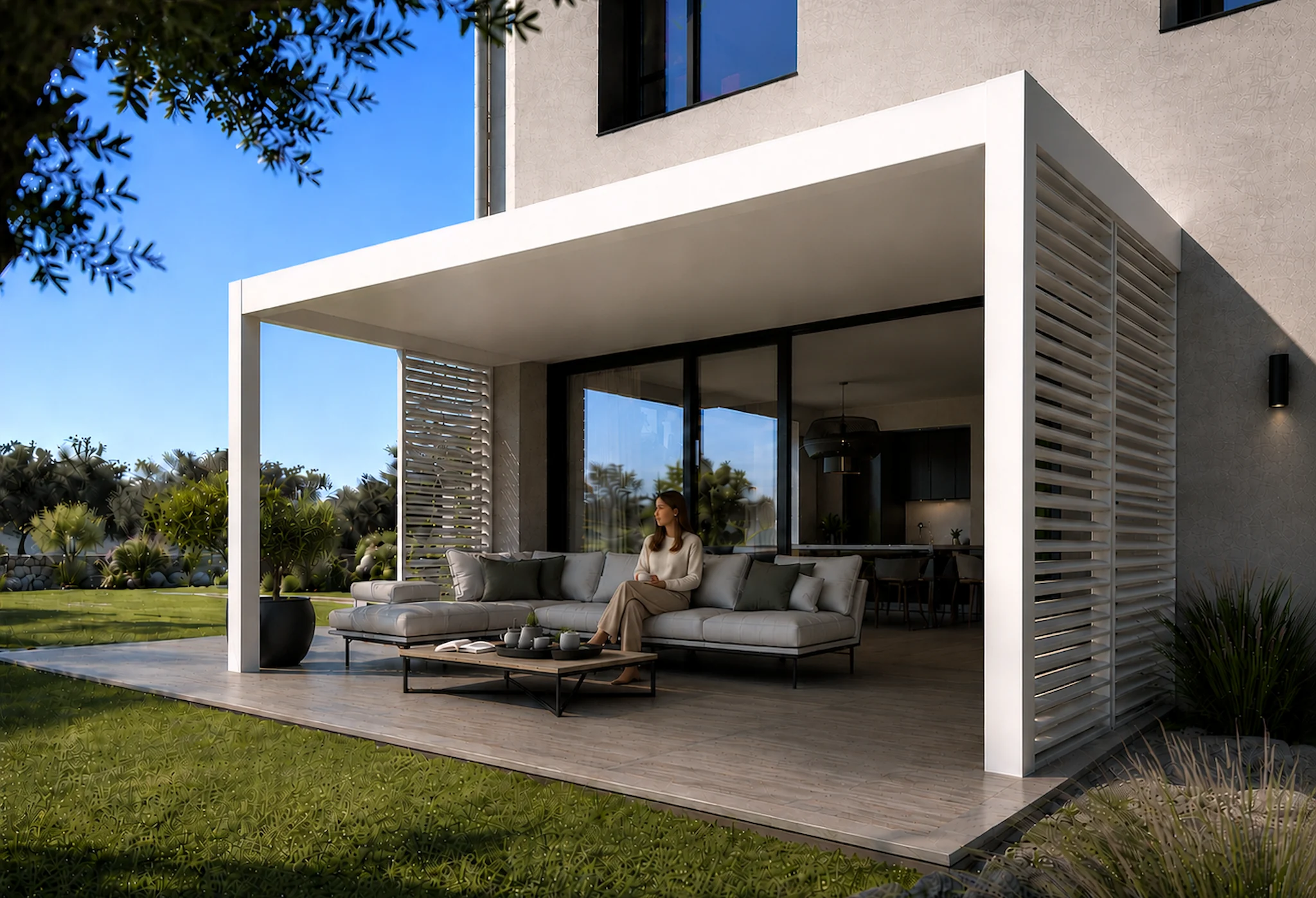 Galerie Pergola  SUNWAY à panneaux isolants