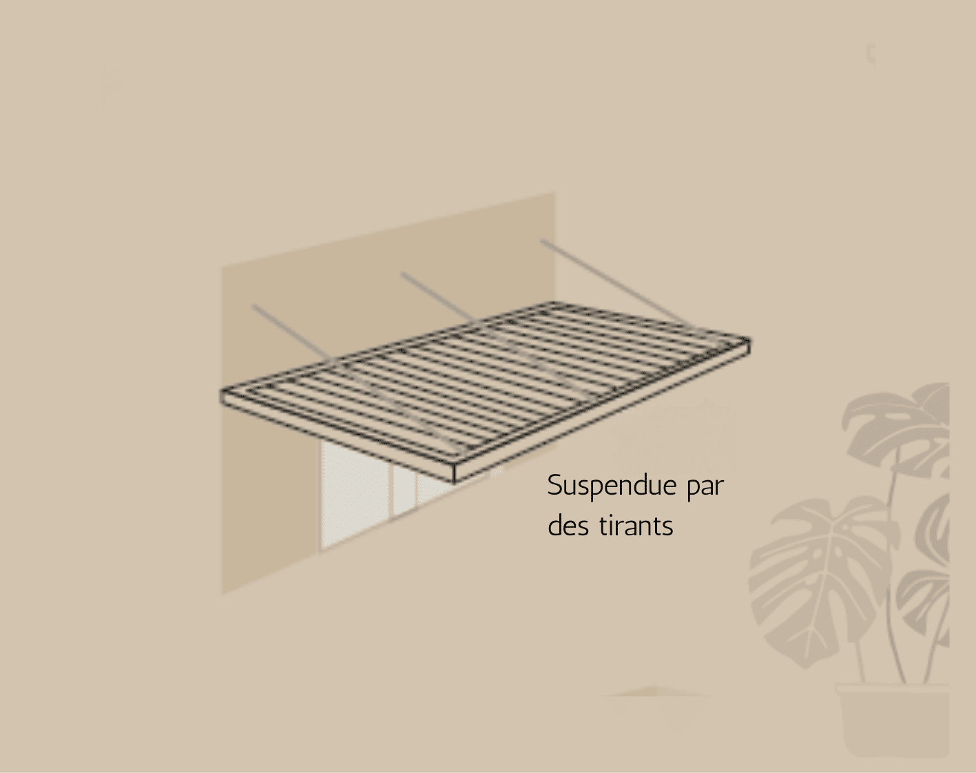 Carport  PARK'in à lames fixes