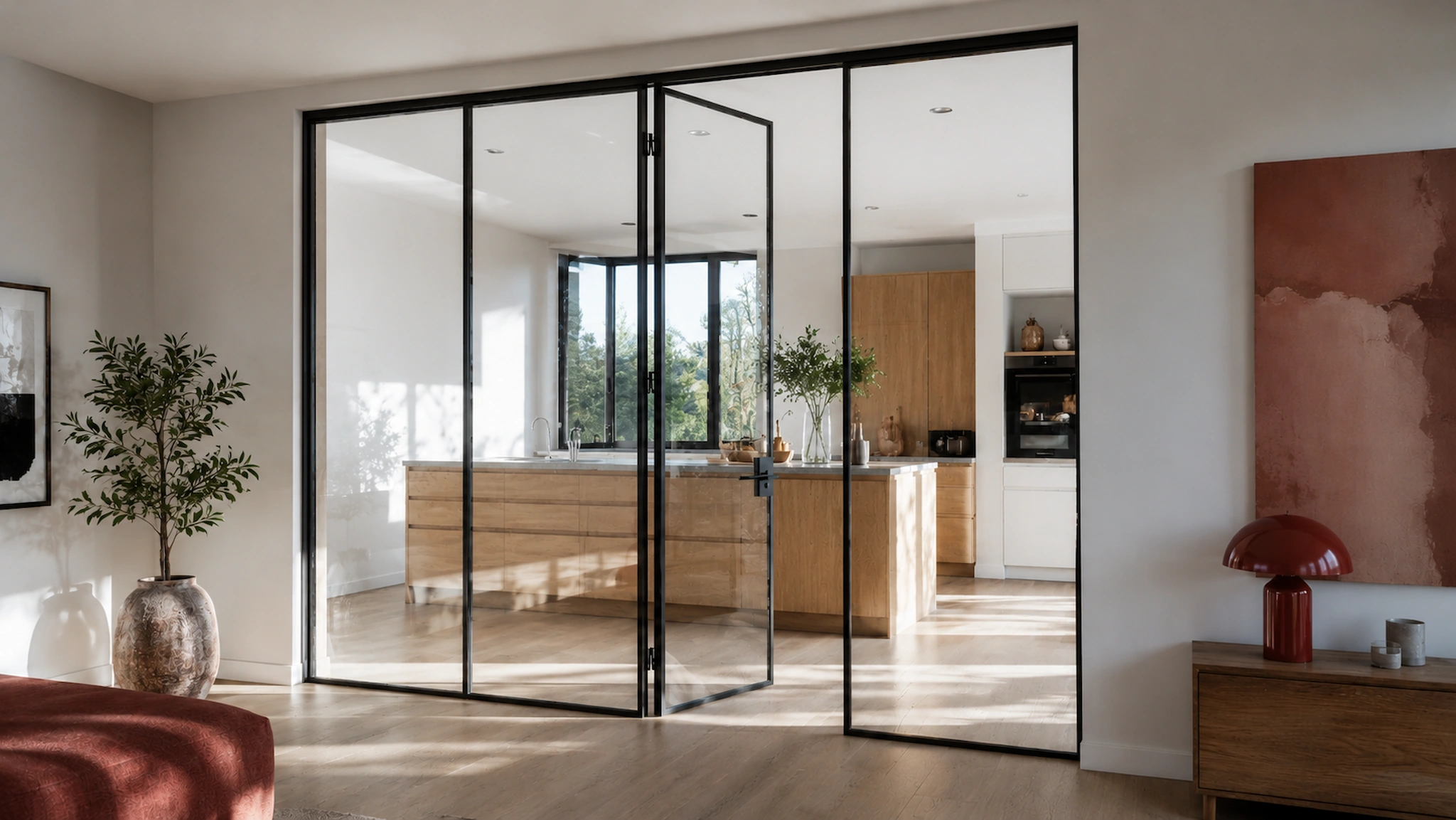 Verrière HOME à porte battante