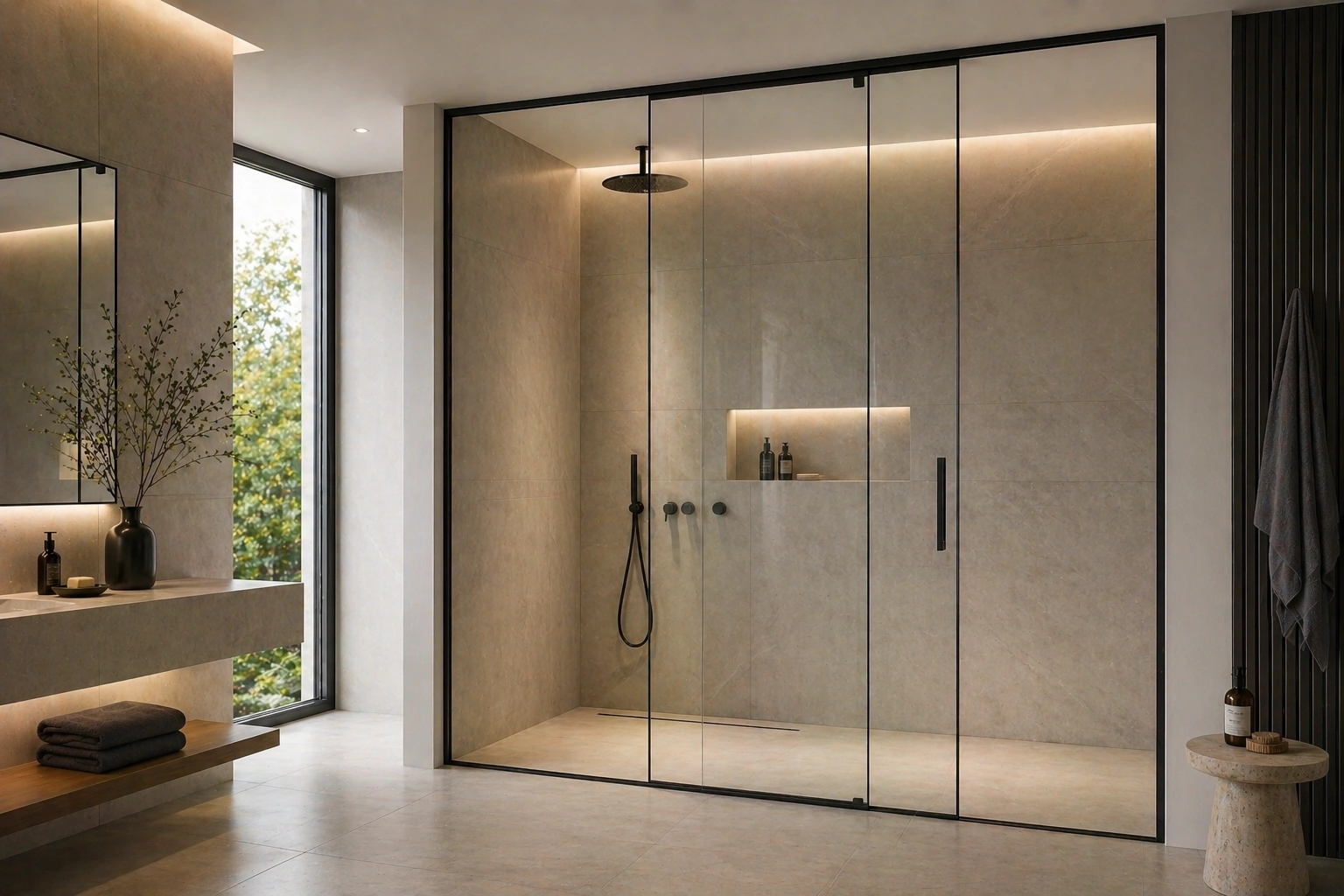 Paroi de douche coulissante