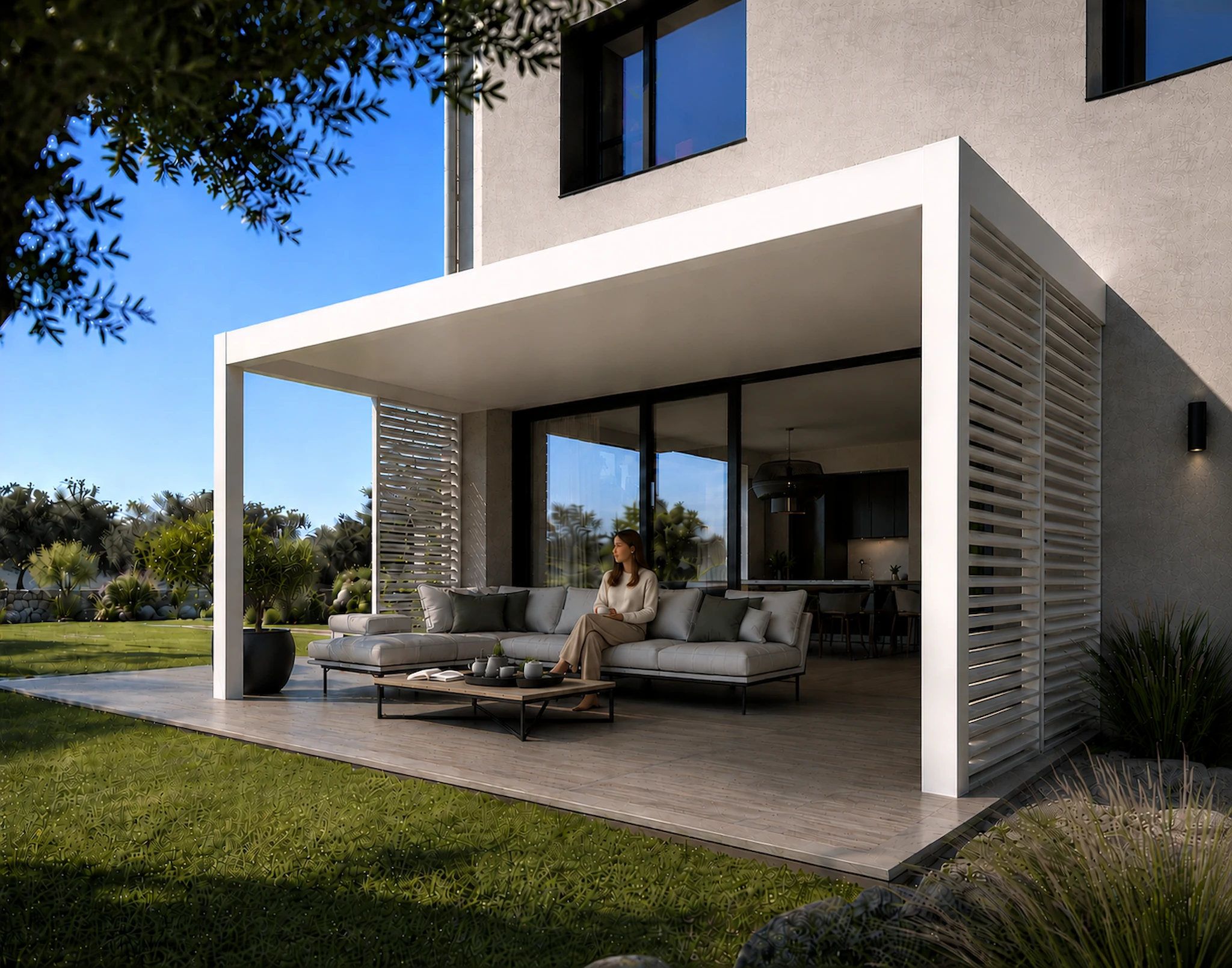 Pergola  SUNWAY à panneaux isolants