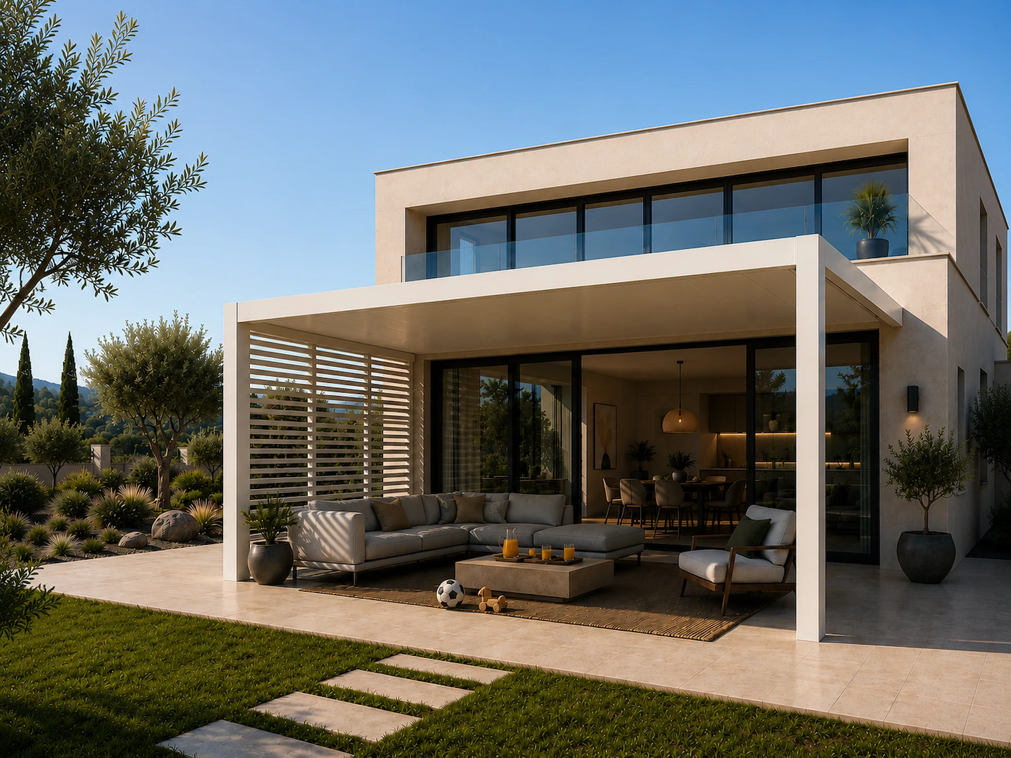 Pergola  SUNWAY à panneaux isolants