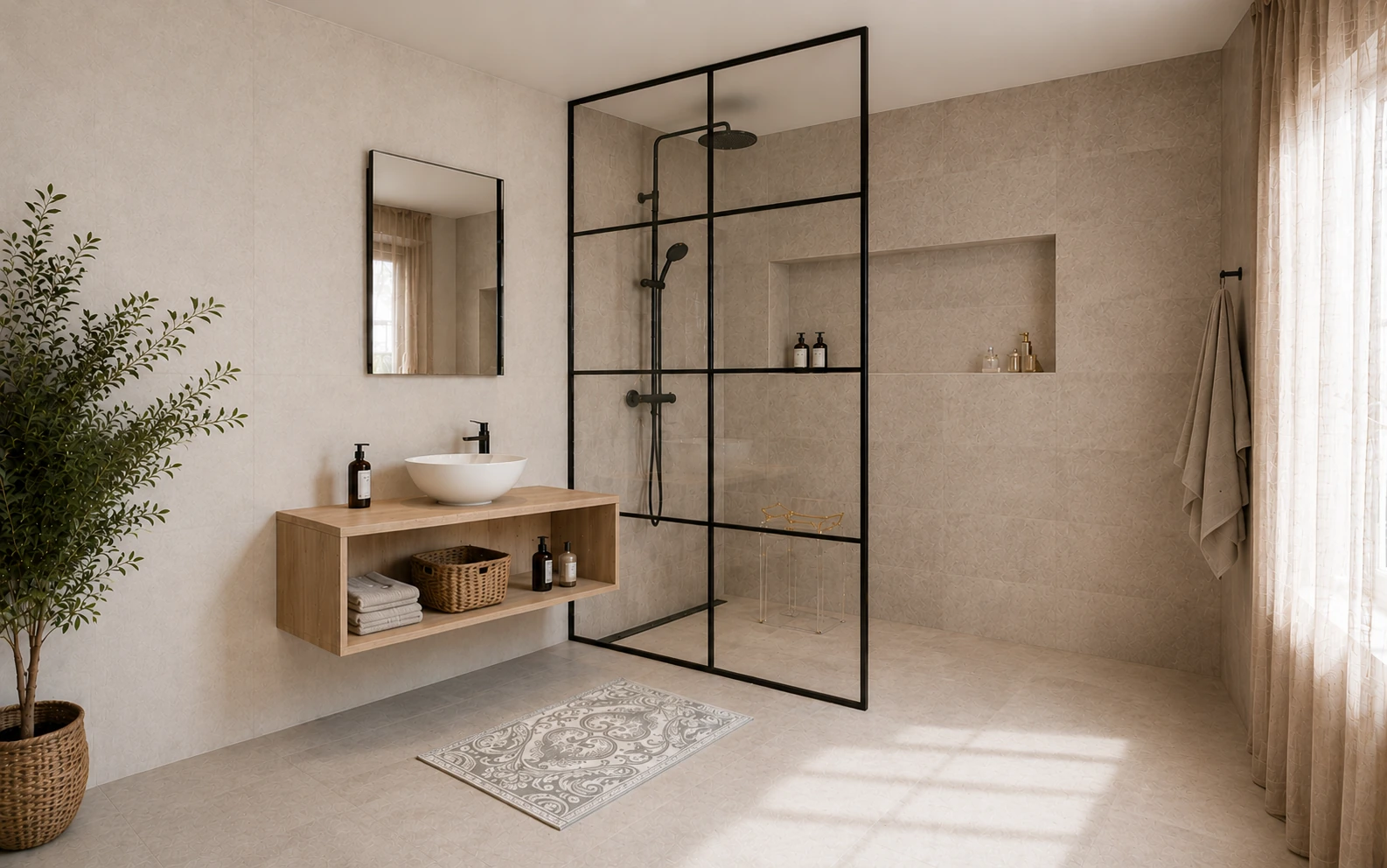 Paroi de douche