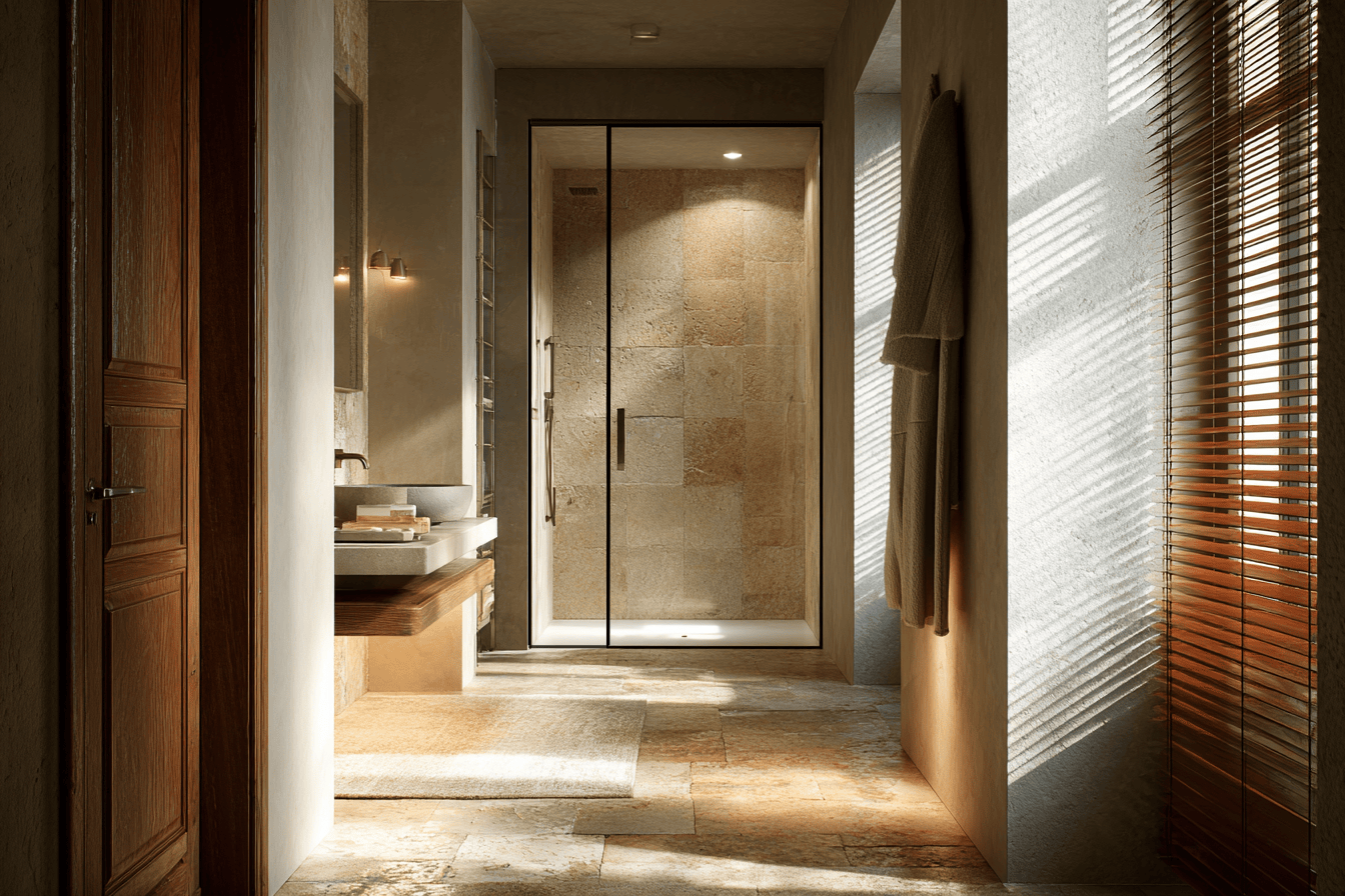 Paroi de douche ouvrante