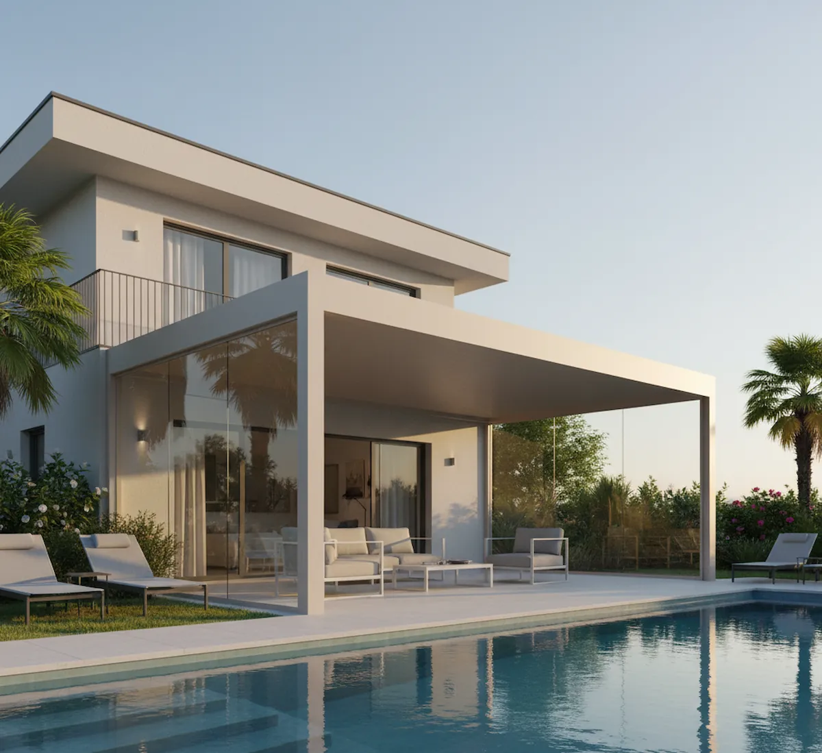 Pergola  SUNWAY à panneaux isolants