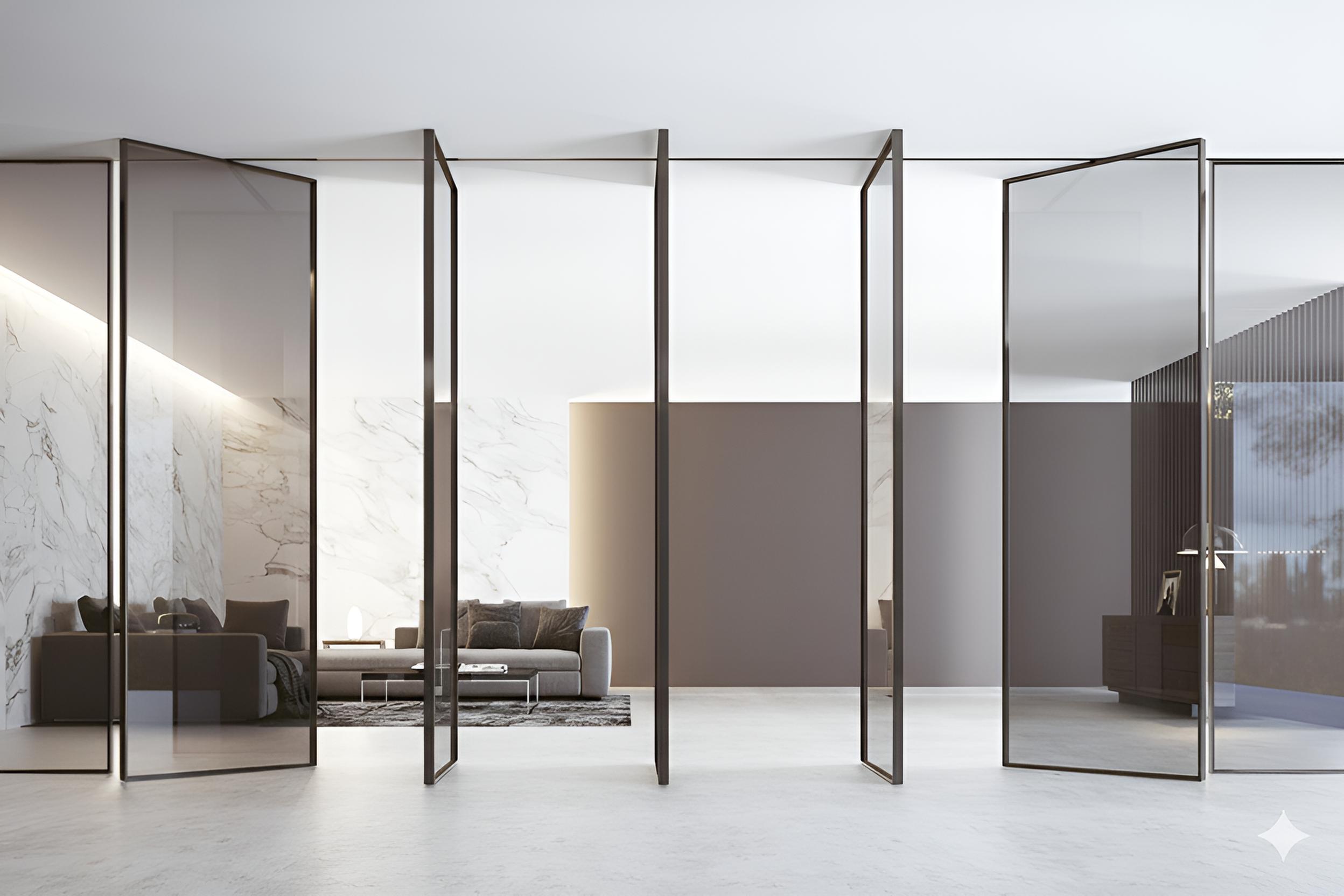 Verrière HOME à porte pivotante