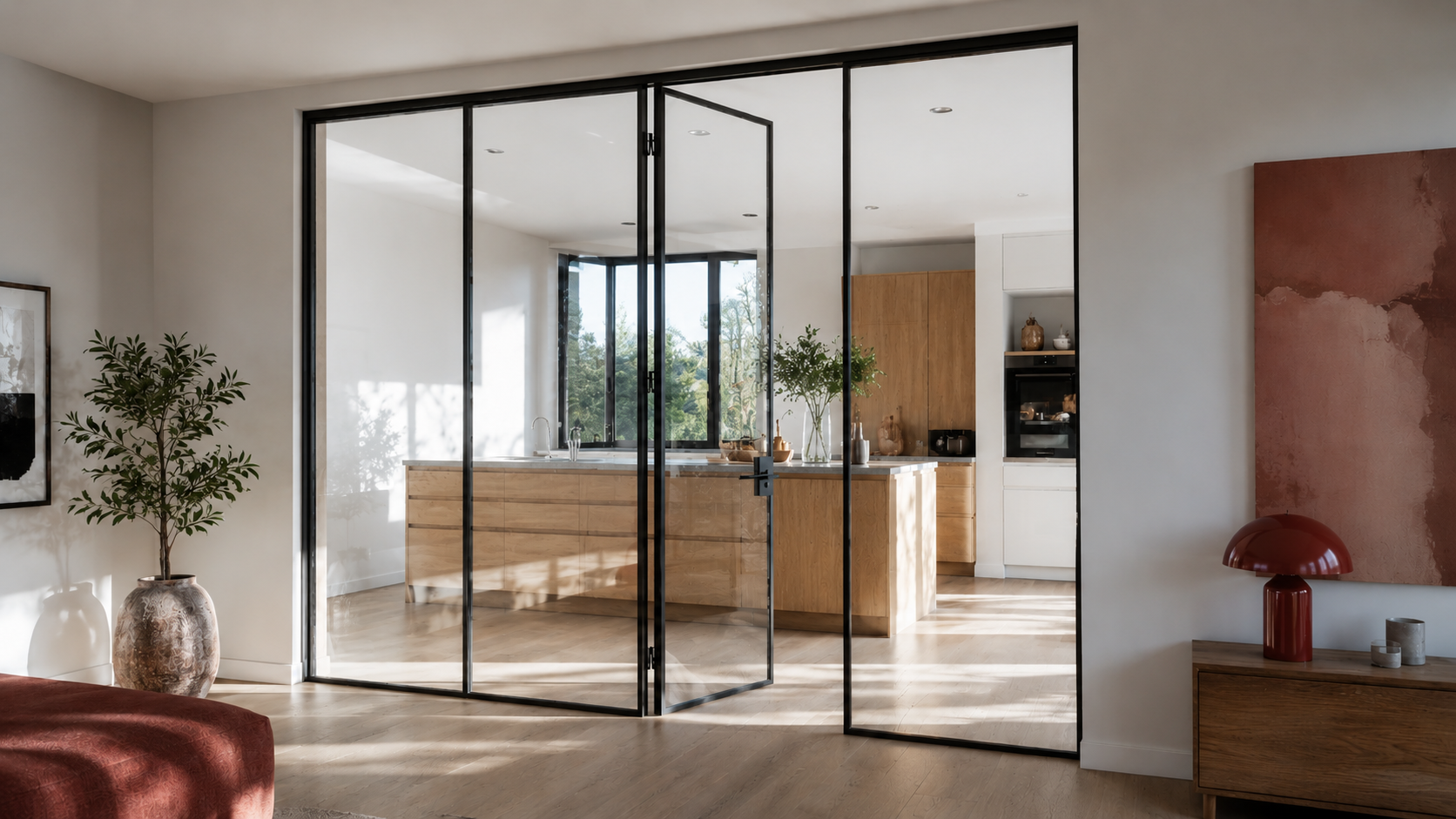 Verrière HOME à porte battante
